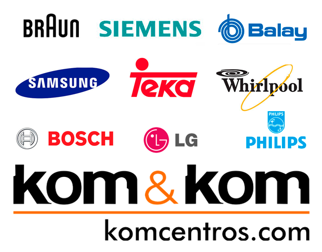 las mejores marcas de electrodom&eacute;sticos de Kom&amp;Kom 